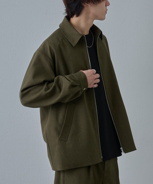 COLONY 2139(コロニートゥーワンスリーナイン)の「ウールライクジップブルゾン(ブルゾン・メンズ・ブラック/カーキ/グレー・MEDIUM/LARGE)」の22枚目の写真