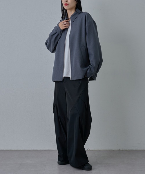 COLONY 2139(コロニートゥーワンスリーナイン)の「ウールライクジップブルゾン(ブルゾン・メンズ・ブラック/カーキ/グレー・MEDIUM/LARGE)」の19枚目の写真