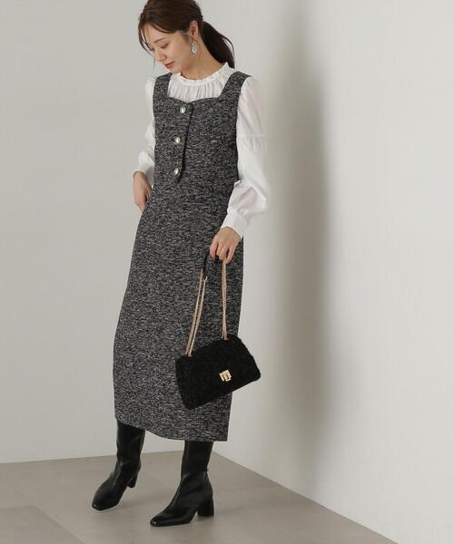 PROPORTION BODY DRESSING（プロポーションボディドレッシング）の「ベーシックツイードタイトスカート / 1214220911（スカート・レディース・ブラック/グレー・X-SMALL/MEDIUM/SMALL）」の20枚目の写真