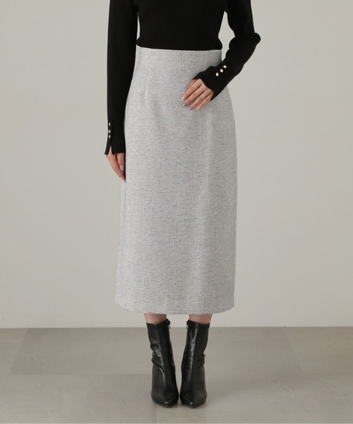 PROPORTION BODY DRESSING（プロポーションボディドレッシング）の「ベーシックツイードタイトスカート / 1214220911（スカート・レディース・ブラック/グレー・X-SMALL/MEDIUM/SMALL）」の12枚目の写真