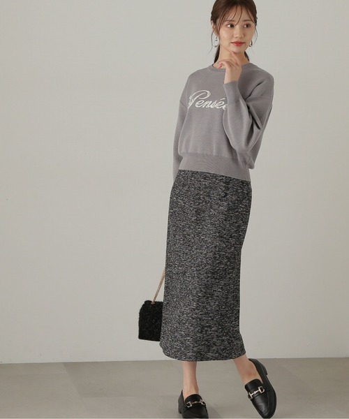 PROPORTION BODY DRESSING（プロポーションボディドレッシング）の「ベーシックツイードタイトスカート / 1214220911（スカート・レディース・ブラック/グレー・X-SMALL/MEDIUM/SMALL）」の7枚目の写真