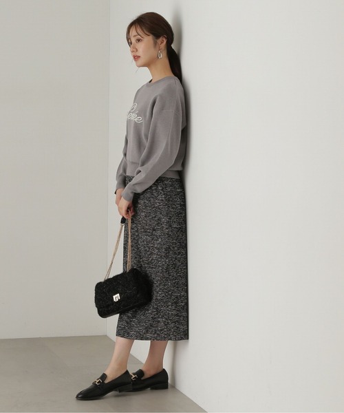 PROPORTION BODY DRESSING（プロポーションボディドレッシング）の「ベーシックツイードタイトスカート / 1214220911（スカート・レディース・ブラック/グレー・X-SMALL/MEDIUM/SMALL）」の8枚目の写真