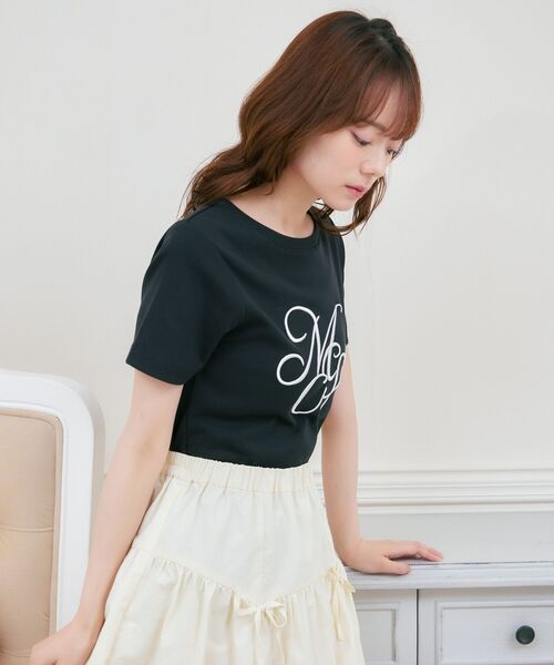 ems excite(エムズエキサイト)の「ハートロゴ刺繍TEE(Tシャツ/カットソー・レディース・ブラック/レッド/オフホワイト・FREE)」の17枚目の写真