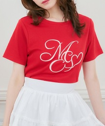 ハートロゴ刺繍TEE