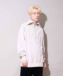 FACTOTUM（ファクトタム）の「【FACTOTUM】 Heavy velor ZIP Hi-neck L/S（スウェット）」