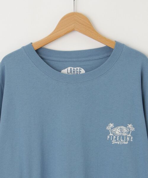 &Bridge(アンドブリッジ)の「SALTS(ソルツ) バックプリントロンT【SALE/カジュアル/デイリー/トレンド/ストリート/ユニセックス】(Tシャツ/カットソー・メンズ・ホワイト/ライトブルー・02/03)」の5枚目の写真