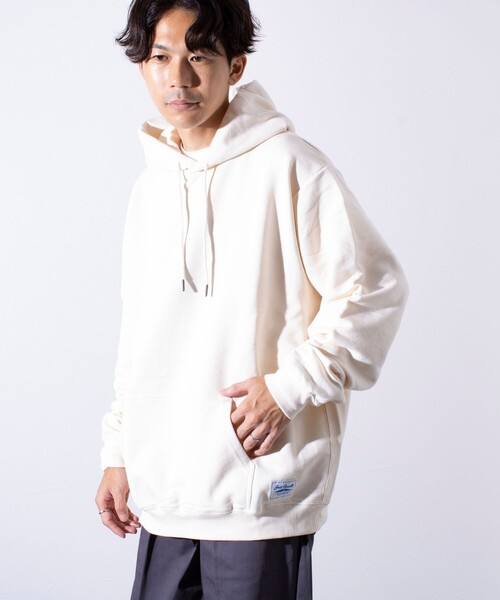 JACK PURCELL(ジャックパーセル)の「【CONVERSE JACK PURCELL/コンバースジャックパーセル】裏毛パーカー(パーカー・メンズ・ブラック/アイボリー/グレー・M/L)」の2枚目の写真