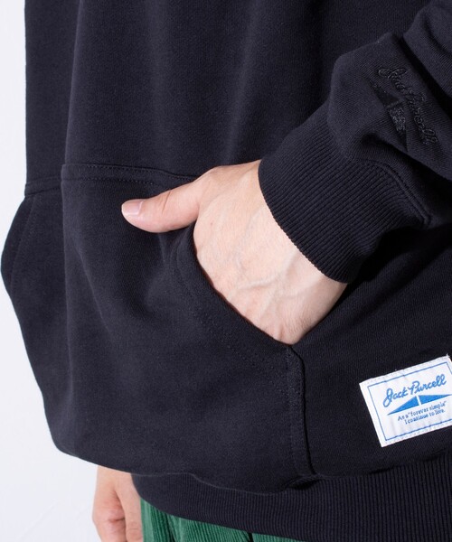 JACK PURCELL(ジャックパーセル)の「【CONVERSE JACK PURCELL/コンバースジャックパーセル】裏毛パーカー(パーカー・メンズ・ブラック/アイボリー/グレー・M/L)」の15枚目の写真