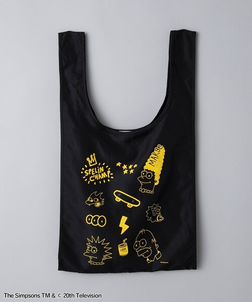 coen（コーエン）の「THE SIMPSONS /ROCK STANLEY（ロックスタンレー）別注エコバッグ（エコバッグ/サブバッグ・メンズ・ブラック/その他1/その他2/ダークグレー・FREE）」の10枚目の写真