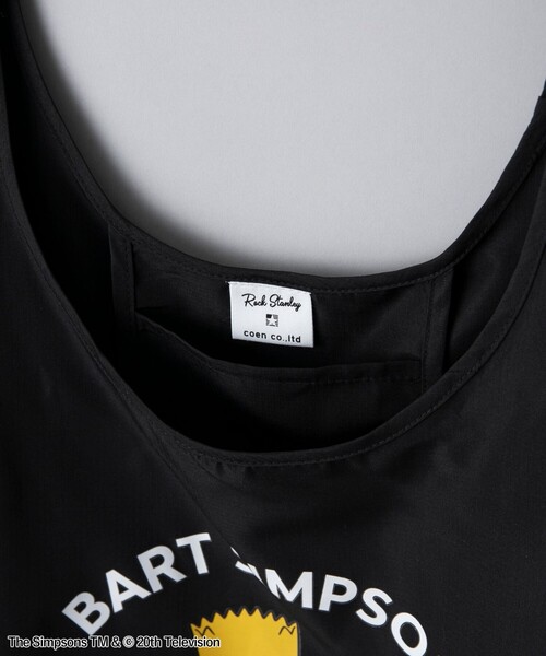 coen（コーエン）の「THE SIMPSONS /ROCK STANLEY（ロックスタンレー）別注エコバッグ（エコバッグ/サブバッグ・メンズ・ブラック/その他1/その他2/ダークグレー・FREE）」の18枚目の写真