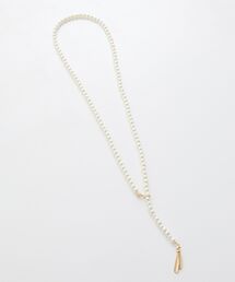 earth music&ecology | リボンモチーフパールロングネックレス(ネックレス)