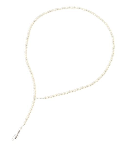 earth music&ecology(アースミュージックアンドエコロジー)の「リボンモチーフパールロングネックレス(ネックレス・レディース・ゴールド/シルバー・FREE)」の14枚目の写真