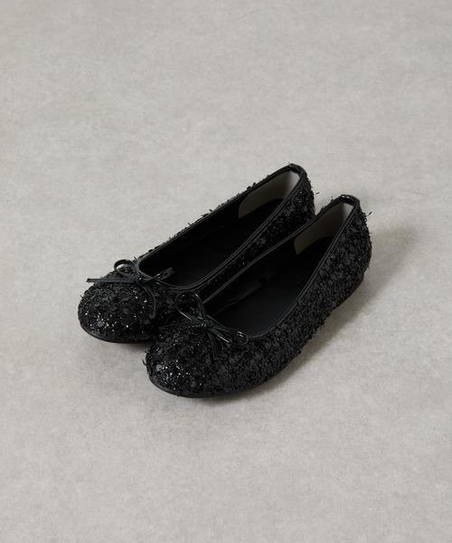 COLONY 2139（コロニートゥーワンスリーナイン）の「ラウンドトゥフラットシューズ（バレエシューズ・レディース・ブラック系その他/ブラック/シルバー・LARGE/MEDIUM）」の14枚目の写真