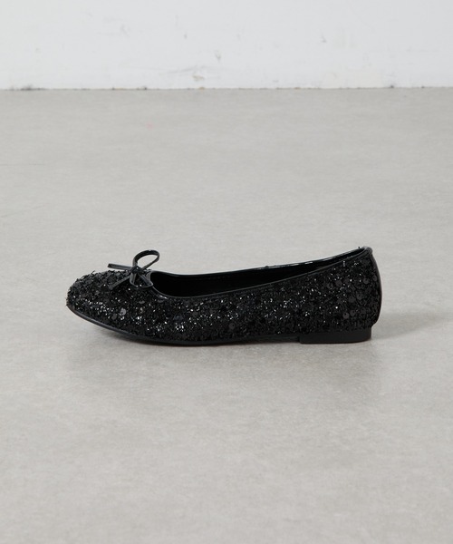 COLONY 2139（コロニートゥーワンスリーナイン）の「ラウンドトゥフラットシューズ（バレエシューズ・レディース・ブラック系その他/ブラック/シルバー・LARGE/MEDIUM）」の15枚目の写真