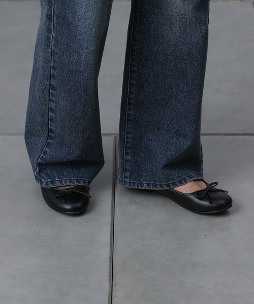 COLONY 2139（コロニートゥーワンスリーナイン）の「ラウンドトゥフラットシューズ（バレエシューズ・レディース・ブラック系その他/ブラック/シルバー・LARGE/MEDIUM）」の7枚目の写真