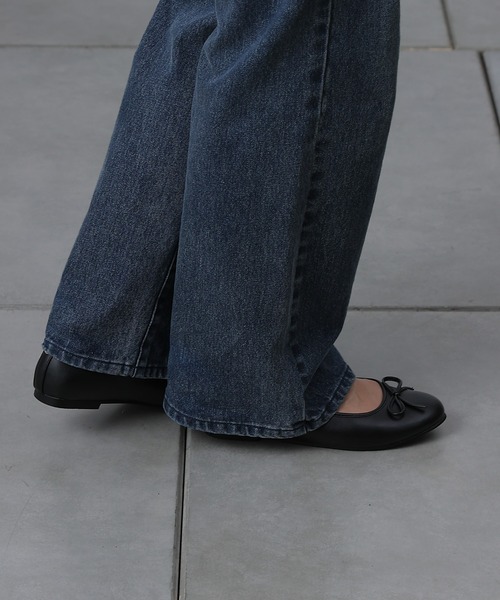 COLONY 2139（コロニートゥーワンスリーナイン）の「ラウンドトゥフラットシューズ（バレエシューズ・レディース・ブラック系その他/ブラック/シルバー・LARGE/MEDIUM）」の8枚目の写真