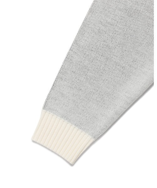 Cavish（カビシ）の「CAVISH／クラシックローズニット（ニット/セーター・レディース・チャコール/アイボリー・FREE）」の5枚目の写真