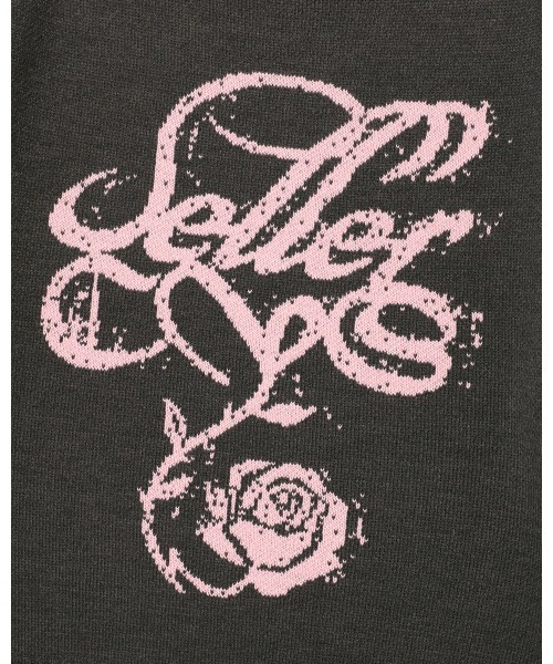 Cavish（カビシ）の「CAVISH／クラシックローズニット（ニット/セーター・レディース・チャコール/アイボリー・FREE）」の11枚目の写真