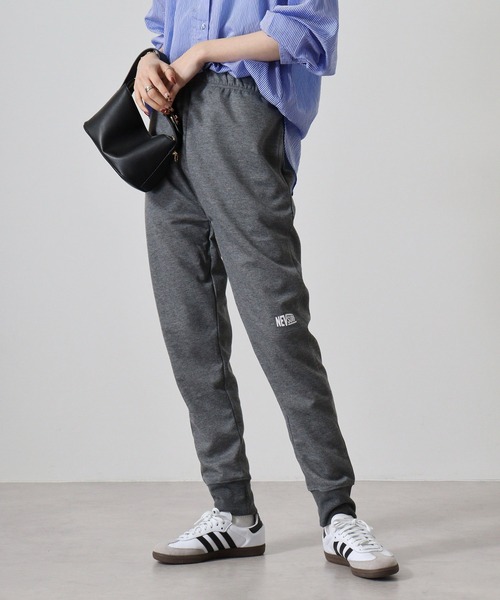 FUNALIVE(ファンアライブ)の「NEVSURF double face jogger pants / ダブルフェイスジョガーパンツ unisex(その他パンツ・メンズ・ダークグリーン/ヘザーチャコール/グレイッシュベージュ/ネイビー/ブラック/杢グレー・L/XL/M)」の3枚目の写真