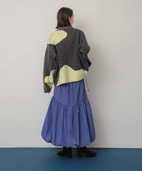 SENSE OF PLACE by URBAN RESEARCH（センスオブプレイスバイアーバンリサーチ）の「ニュアンスパターンステッチカーディガン（カーディガン/ボレロ・レディース・ブルー系その他/ホワイト系その他/グレー系その他・ONE）」の17枚目の写真