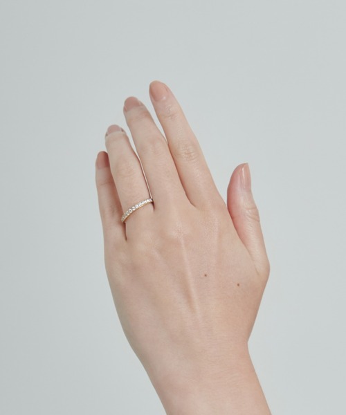 ciite' surgical stainless(シーテサージカルステンレス)の「【 金属アレルギー対応 】 フルエタニティ―リング サージカルステンレス(リング・レディース・シルバー/ゴールド・11号/13号)」の4枚目の写真
