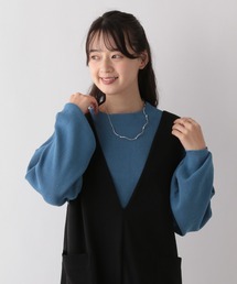 GLOBAL WORK Smile Seed Store | なめらかアゼ編みボトルネックプルオーバー/116036(ニット/セーター)