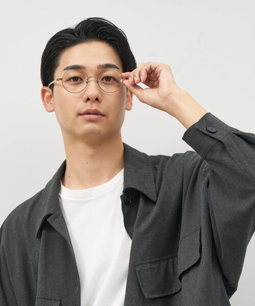 中顔面短縮みえメガネ】Zoff｜メガネ｜メタルフレーム 伊達・度付き