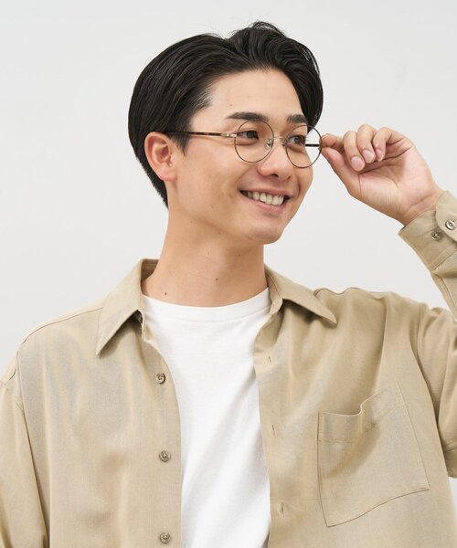 中顔面短縮みえメガネ】Zoff｜メガネ｜メタルフレーム 伊達・度付き