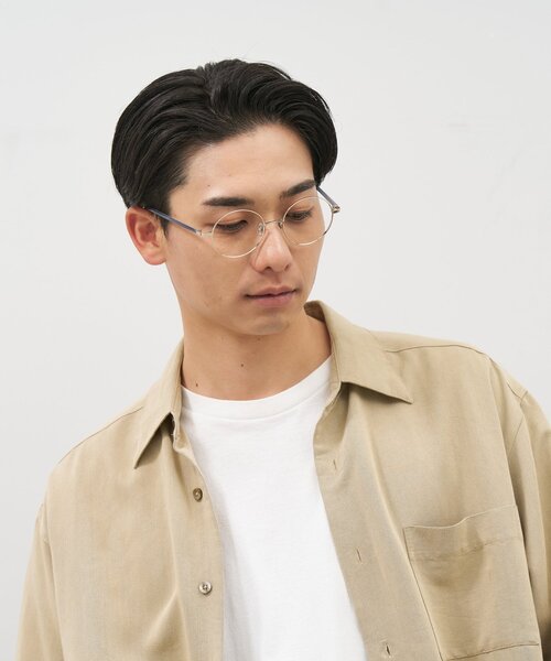 中顔面短縮みえメガネ】Zoff｜メガネ｜メタルフレーム 伊達・度付き