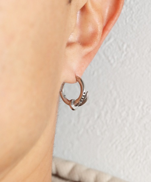 ANCHOR(アンカー)の「フープピアス クギ(ピアス(片耳用)・メンズ・シルバー・FREE)」の8枚目の写真
