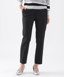 【新品未使用】黒パンツ　TRANS WORK TRANS WORK トランスワーク テーパード パンツ size38/黒
