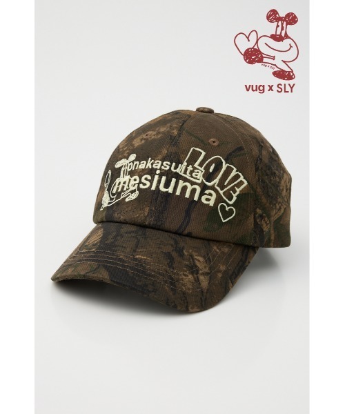 SLY（スライ）の「vug x SLY CAP バグ スライ キャップ（キャップ・レディース・ブルー系その他/ホワイト系その他2/カーキ・FREE）」の2枚目の写真