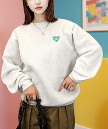 Candlestick（キャンドルスティック）の「選べる ワンポイント 刺繍 ロゴ スウェット トレーナー カットソー（スウェット）」