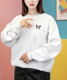 Candlestick（キャンドルスティック）の「選べる ワンポイント 刺繍 ロゴ スウェット トレーナー カットソー（スウェット）」