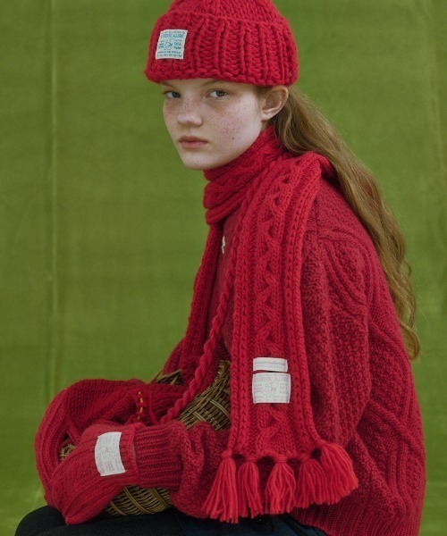 ROCKFISH WEATHERWEAR マフラー TASSLE KNIT MUFFLER（マフラー）｜ROCKFISH WEATHERWEAR