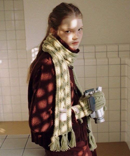 TASSLE KNIT MUFFLER（マフラー）｜ROCKFISH WEATHERWEAR