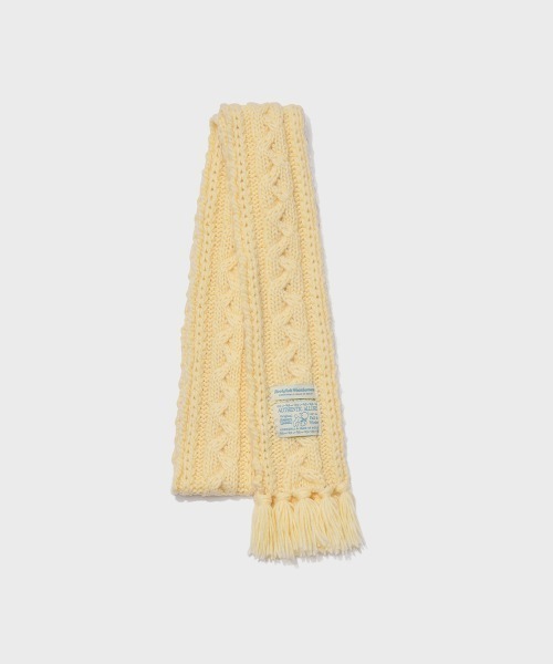 moose's knit blouson イエロー♡ JUN&ROPÉ MEN(ジュン アンド ロペ メンズ) / ロープ柄インター