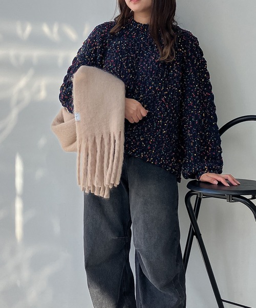 カラフルネップ入りの服 カラフルネップ入りの服 カラフルネップ入りの服 カラーネップニット