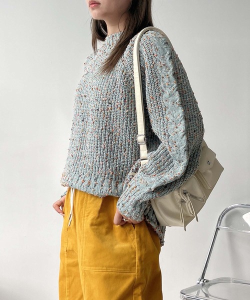 カラフルネップ入りの服 カラフルネップ入りの服 カラフルネップ入りの服 カラーネップニット