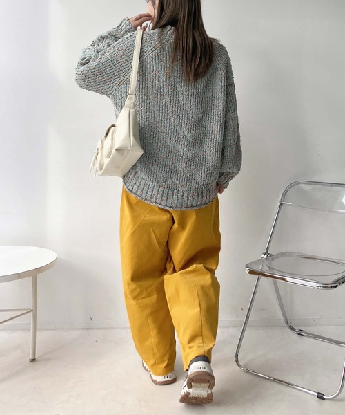 カラフルネップ入りの服 カラフルネップ入りの服 カラフルネップ入りの服 カラーネップニット