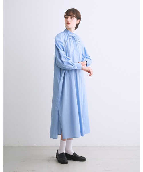 Traditional Weatherwear（トラディショナルウェザーウェア）の「DEVON（ワンピース・レディース・ブルー系その他4/ブラック系その他2/グレー系その他3・S）」の3枚目の写真