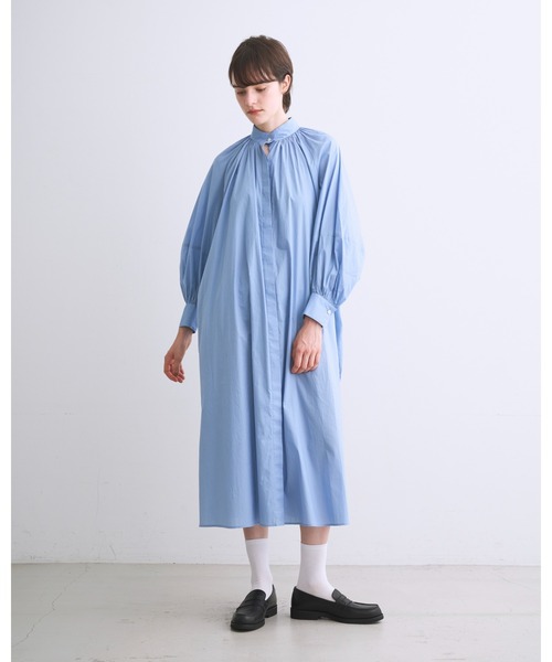 Traditional Weatherwear（トラディショナルウェザーウェア）の「DEVON（ワンピース・レディース・ブルー系その他4/ブラック系その他2/グレー系その他3・S）」の6枚目の写真