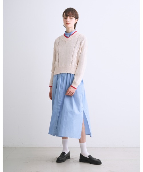 Traditional Weatherwear（トラディショナルウェザーウェア）の「DEVON（ワンピース・レディース・ブルー系その他4/ブラック系その他2/グレー系その他3・S）」の7枚目の写真