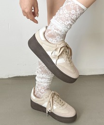 Shoes in Closet（シューズインクローゼット）の「【新色入荷】軽量厚底 ベーシック ダブルライン スニーカー 2448（スニーカー）」