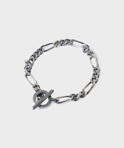 ANTIDOTE BUYERS CLUB(アンチドートバイヤーズクラブ)の「【Antidote BUYERS CLUB/アンチドートバイヤーズクラブ】Figaro Wide Chain Bracelet(ブレスレット・メンズ・シルバー・M)」の3枚目の写真