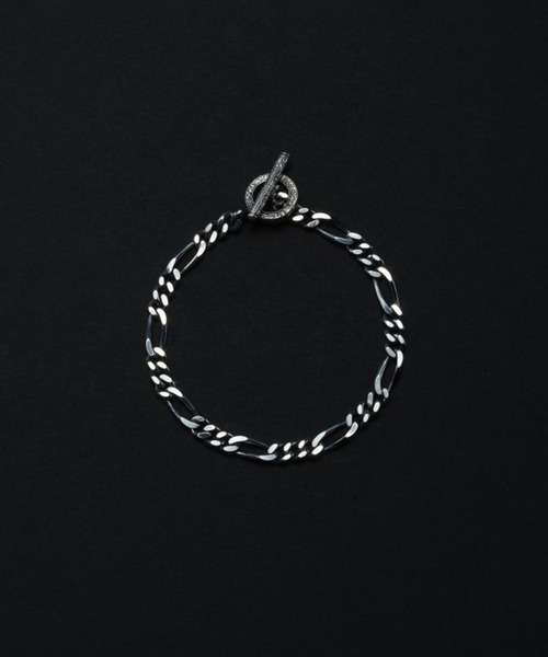 ANTIDOTE BUYERS CLUB(アンチドートバイヤーズクラブ)の「【Antidote BUYERS CLUB/アンチドートバイヤーズクラブ】Figaro Wide Chain Bracelet(ブレスレット・メンズ・シルバー・M)」の2枚目の写真
