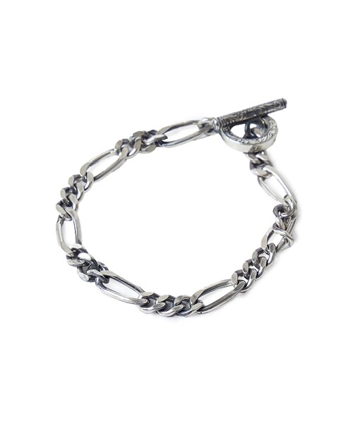 ANTIDOTE BUYERS CLUB(アンチドートバイヤーズクラブ)の「【Antidote BUYERS CLUB/アンチドートバイヤーズクラブ】Figaro Wide Chain Bracelet(ブレスレット・メンズ・シルバー・M)」の7枚目の写真