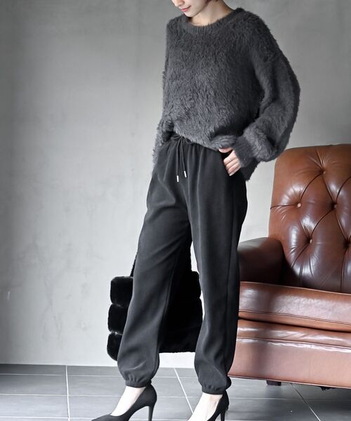 rps(アールピーエス)の「カットコールジョガーパンツ(その他パンツ・レディース・ブラック/ベージュ・フリー)」の6枚目の写真