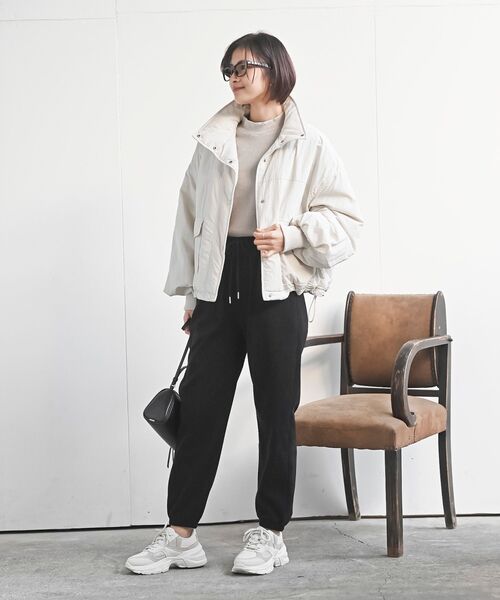 rps(アールピーエス)の「カットコールジョガーパンツ(その他パンツ・レディース・ブラック/ベージュ・フリー)」の11枚目の写真