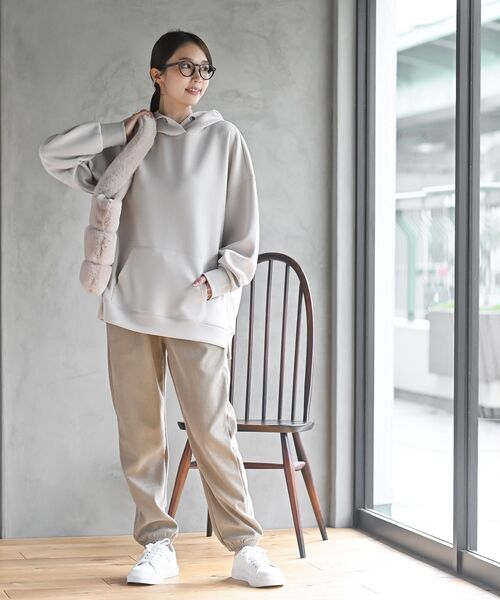 rps(アールピーエス)の「カットコールジョガーパンツ(その他パンツ・レディース・ブラック/ベージュ・フリー)」の12枚目の写真